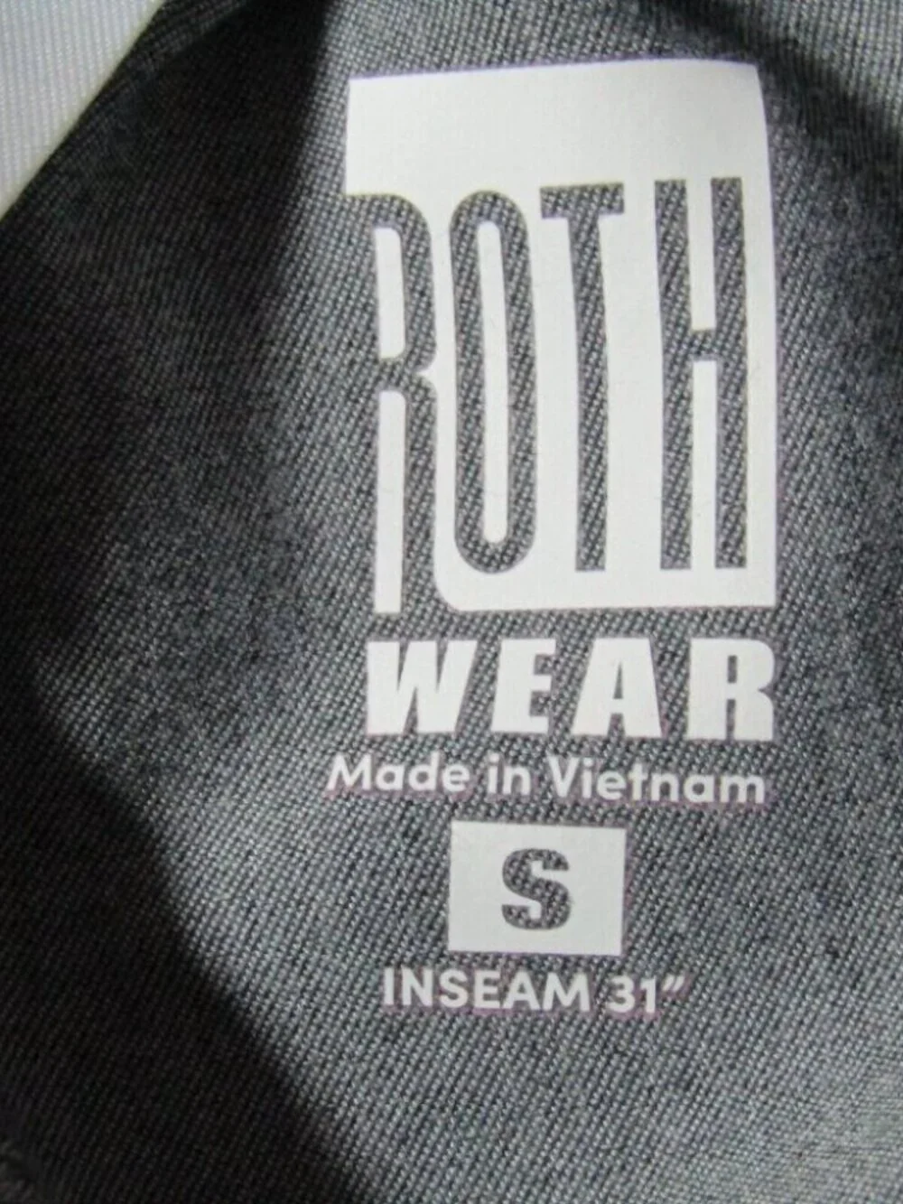 Roth Wear Hutton Straight Leg Gray Scrub Pants Men Sz S 7779 Nurse Vet Tech CNA